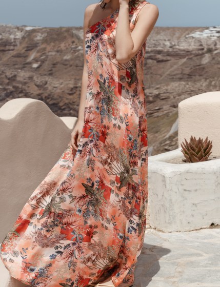 chicard one shoulder satin dress5